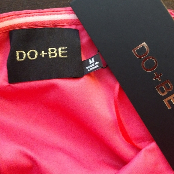 Do+Be Pink Satin Strapless Dress - Picture 6 of 6